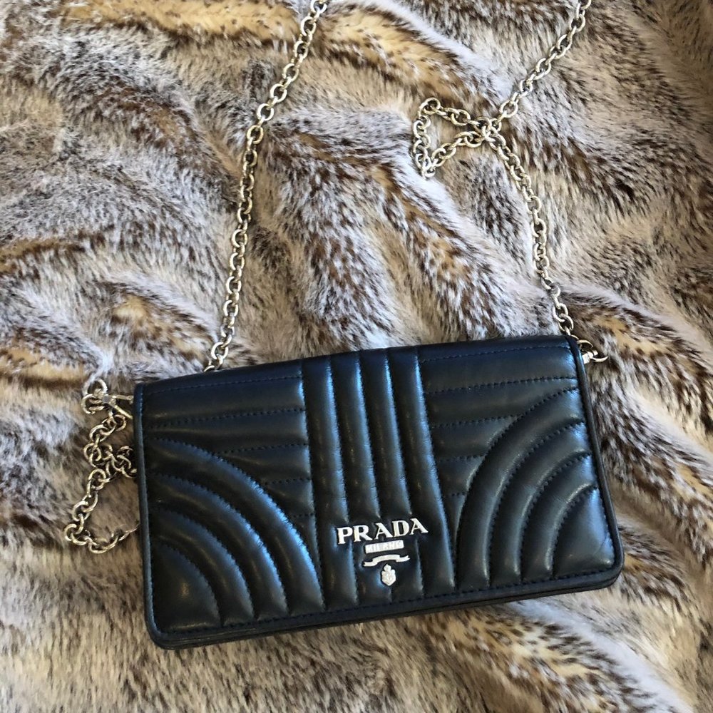 AUTHENTIC PRADA WOC CHAIN WALLET